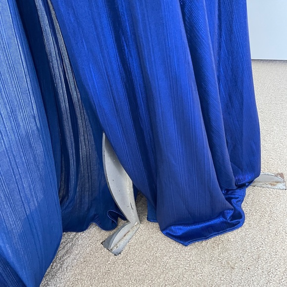 Retrofete "Natalie"Royal Blue metallic Gown - Picture 10 of 14